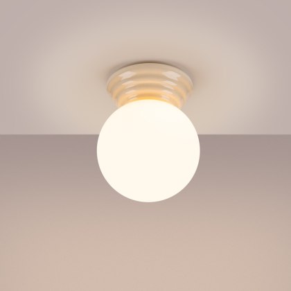 Sollux Lighting Plafon ZORI beżowy IP44
