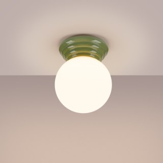 Sollux Lighting Plafon ZORI zielony IP44