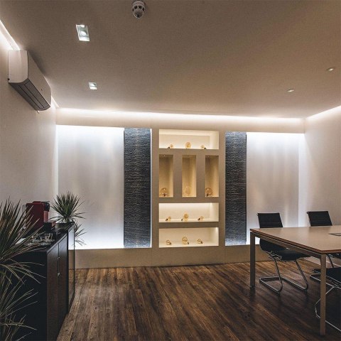 Taśma LED V-TAC SMD2835 120LED/m 8W/m 24V rolka 20metrów VT-2835 4000K