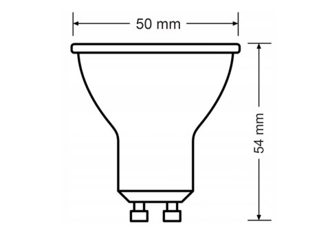Żarówka GU10 4.9W 550 lm 3000K Philips