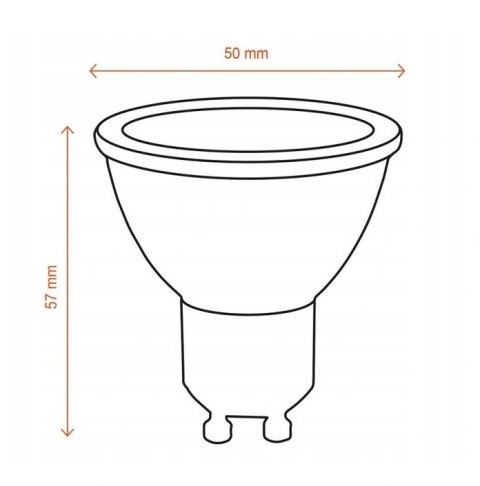 Żarówka Led GU10 10W 3000K