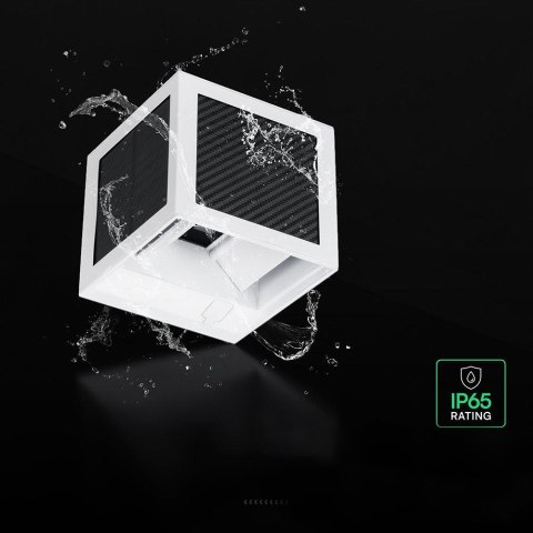 2.25W LED Solar Wall Light 3in1 White Body IP65 PIR Sensor