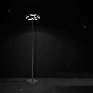 25W LED DECORATIVE FLOOR LIGHT 300x1420MM 4000K MATT BLACK