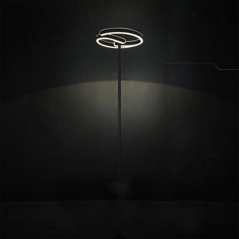 25W LED DECORATIVE FLOOR LIGHT 300x1420MM 4000K MATT BLACK