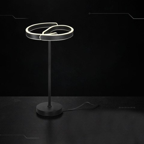 25W LED DECORATIVE TABLE LIGHT 4000K MATT BLACK