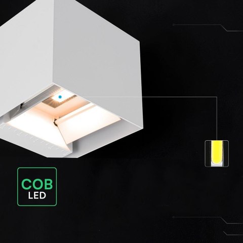 3W LED Solar Wall Light 3in1 White Body IP65 Charging Type C PIR Sensor
