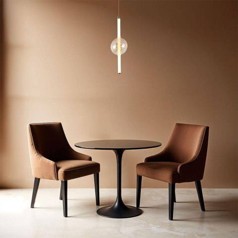 8W LED Decorative Hanging Light D150-H510 Gold+Amber+White 3000K