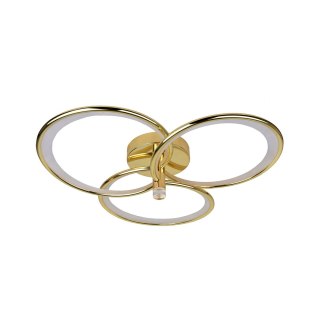 Light Prestige Azina 3 Plafon złota LED
