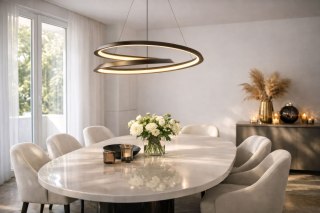 Lampa wisząca Candellux CALLAS czarny 32W LED 3000K 4500K 6500K