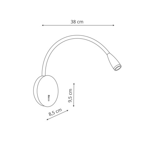 Kinkiet Roli biały LED Light Prestige
