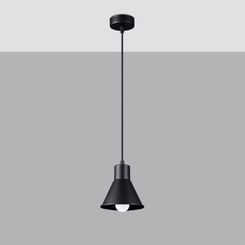 Sollux Lighting Lampa wisząca TALEJA 1 czarna [E27]
