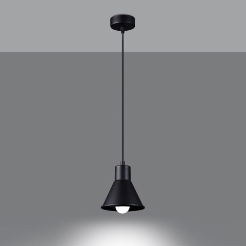 Sollux Lighting Lampa wisząca TALEJA 1 czarna [E27]
