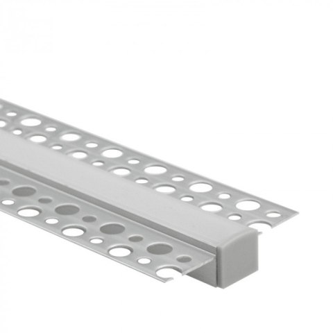 Profil do taśm LED podtynkowy anodowany + klosz mleczny 200cm