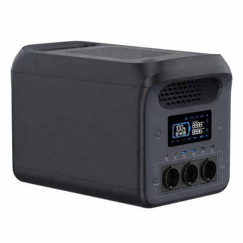 Przenośny magazyn energii, stacja zasilania, powerbank V-TAC 1800W 1024Wh LiFePO4 UPS WiFi SR1KW8L-SG2-UV