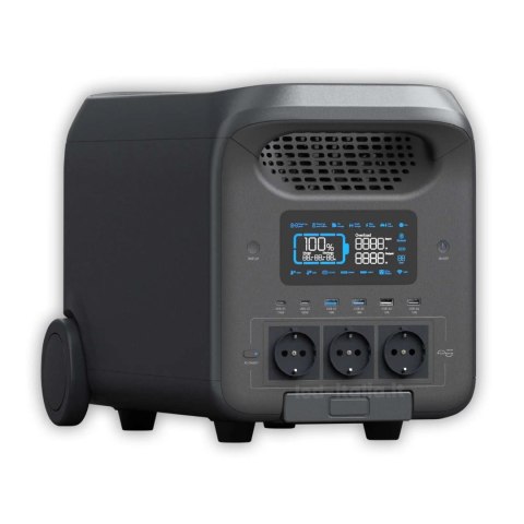 Przenośny magazyn energii, stacja zasilania, powerbank V-TAC 3000W 2560Wh LiFePO4 UPS WiFi SR03KWL-SG1-EU
