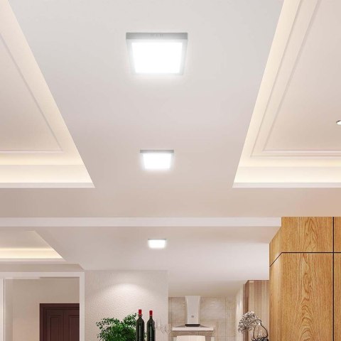 6W LED CREE CHIP Backlit Surface Mounted Panel 3IN1 Square