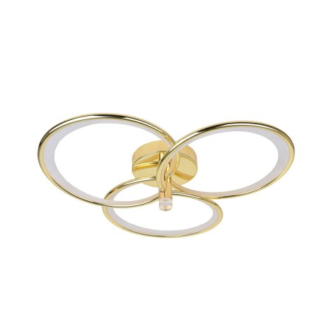 Light Prestige Azina 3 Plafon złota LED