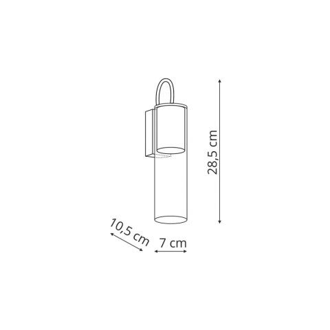 Light Prestige Kinkiet Manacor złoty 1xGU10