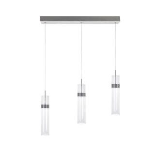 Light Prestige Lampa wisząca Ambiente 3 srebrna LED CCT