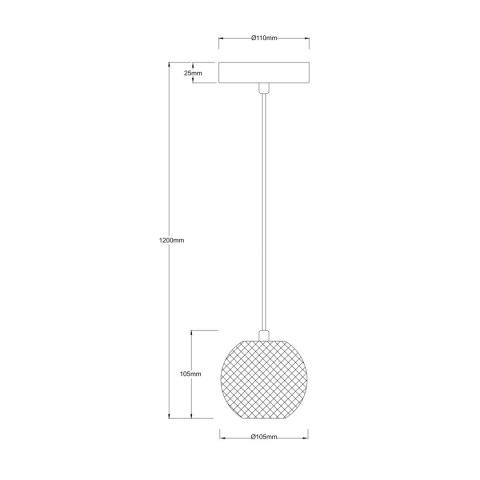 Light Prestige Lampa wisząca Brillant 1 złota LED CCT