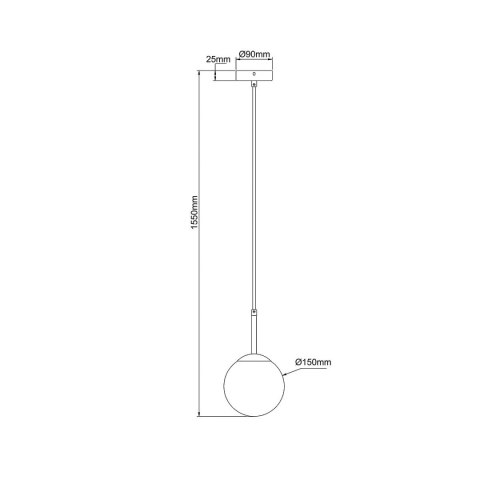 Light Prestige Lampa wisząca Dorado złota 1xE14