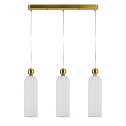 Light Prestige Lampa wisząca Piega 3 biała 3xE14