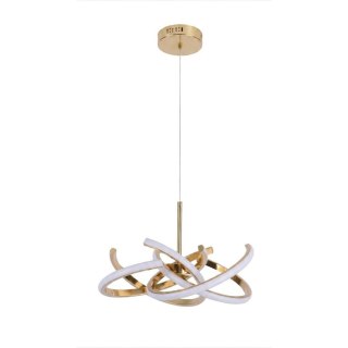Light Prestige Lampa wisząca Spider 58 cm złota LED CCT