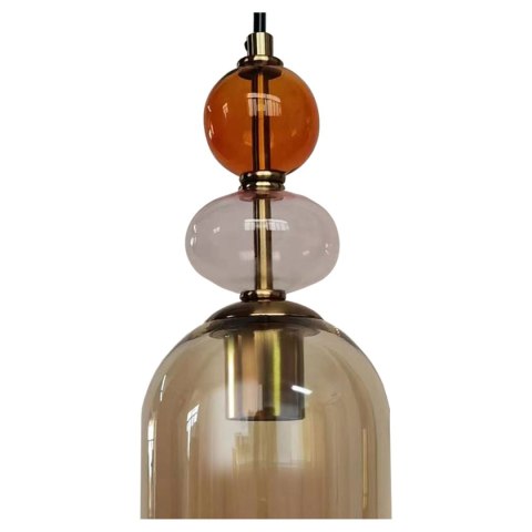 Light Prestige Lampa wisząca Tropea bursztynowa 1xE27