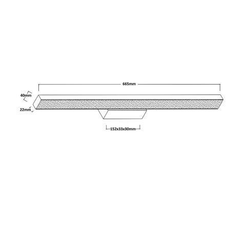 Light Prestige Kinkiet Aqua 66,5 cm biały IP44 LED CCT
