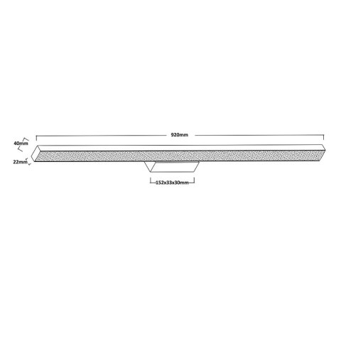 Light Prestige Kinkiet Aqua 92 cm biały IP44 LED CCT