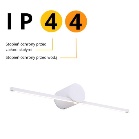 Light Prestige Kinkiet Modern Slim 60 cm biały LED 3000K
