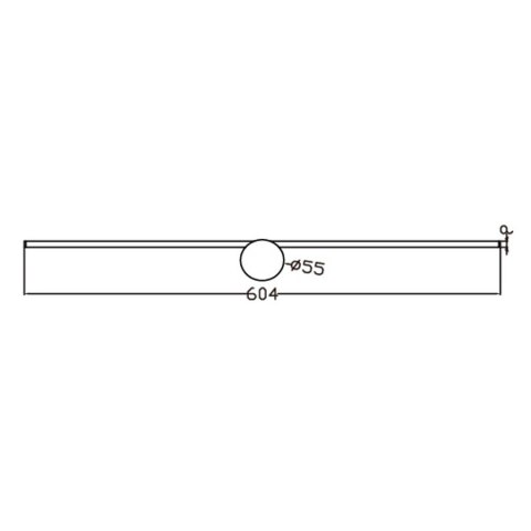 Light Prestige Kinkiet Modern Slim 60 cm chrom LED 3000K