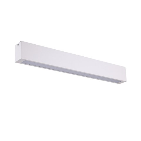 Light Prestige Lampa sufitowa Ibros 63 cm biała 18W IP44 LED CCT