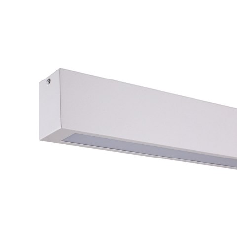 Light Prestige Lampa sufitowa Ibros 63 cm biała 18W IP44 LED CCT