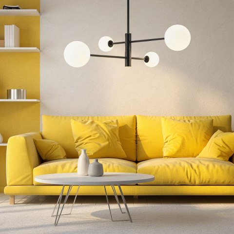 Light Prestige Lampa wisząca Dorado czarna 4xG9