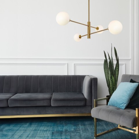 Light Prestige Lampa wisząca Dorado złota 4xG9