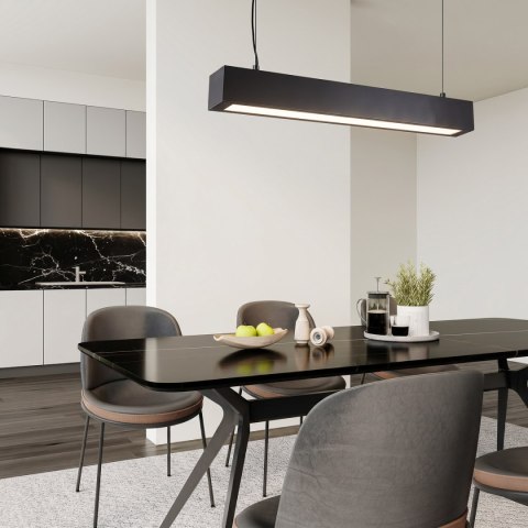 Light Prestige Lampa wisząca Ibros czarna 18W IP20 LED CCT