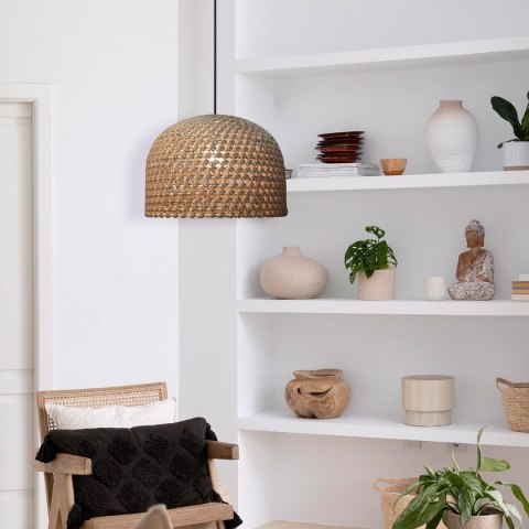 Light Prestige Rattanowa lampa wisząca Kanso 50 cm jasne drewno 1xE27