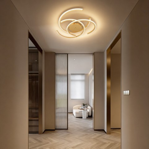 Light Prestige Plafon Spider 51 cm złoty LED CCT