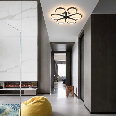Light Prestige Plafon Velva czarny LED CCT