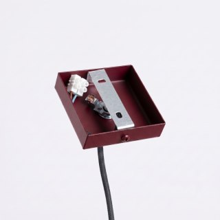 Sollux Lighting Lampa wisząca KARBON 1 burgund