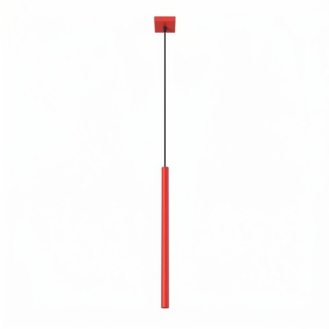 Sollux Lighting Lampa wisząca PASTELO 1 czerwona