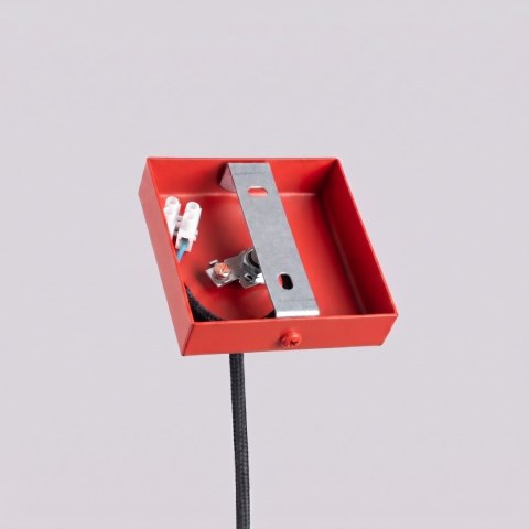 Sollux Lighting Lampa wisząca PASTELO 1 czerwona