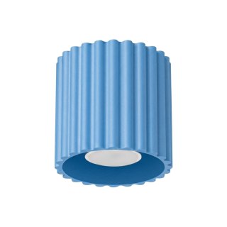 Sollux Lighting Plafon AURA 1 błękitny GU10