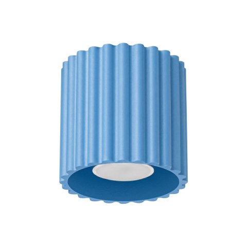 Sollux Lighting Plafon AURA 1 błękitny GU10