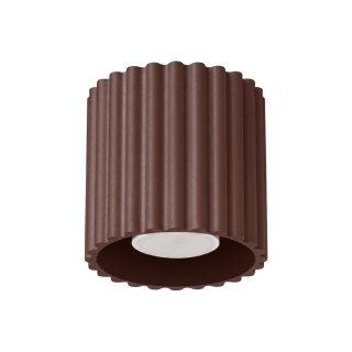 Sollux Lighting Plafon AURA 1 brązowy GU10