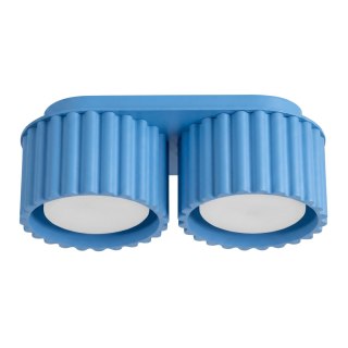 Sollux Lighting Plafon AURA 2 błękitny Gx53