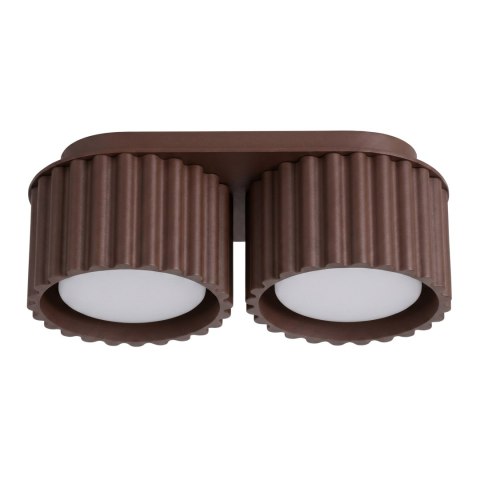 Sollux Lighting Plafon AURA 2 brązowy Gx53