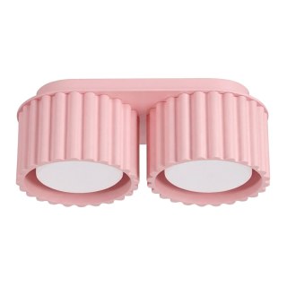Sollux Lighting Plafon AURA 2 różowy Gx53