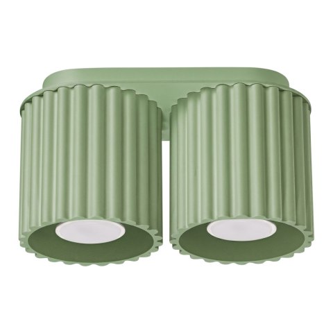 Sollux Lighting Plafon AURA 2 szałwiowy GU10